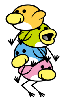 Image source: <a href="https://rhythmheaven.fandom.com/wiki/The_Huebirds_of_Happiness" title="External link" target="_blank">https://rhythmheaven.fandom.com/wiki/The_Huebirds_of_Happiness</a> The Huebirds of Happiness