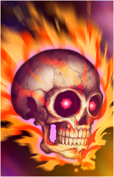 Burning Skull Head's image