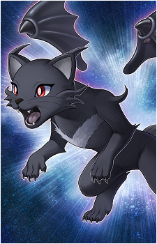 Red-Eyes Black Cat's image