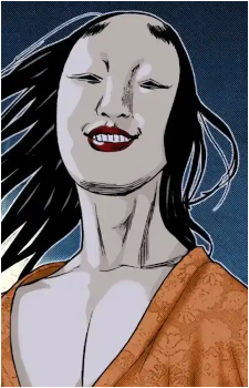 Female Samurai Youkai Alien