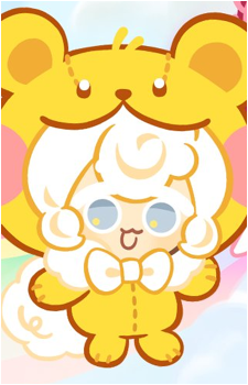 Cream Ferret Cookie