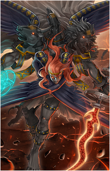 Cherubini, Ebon Angel of the Burning Abyss's image