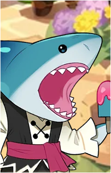 Sorbet Shark Cookie