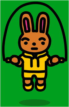 Jump Rope Challenge Bunny's image