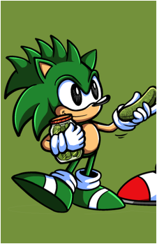 Image source: Fanart by wiq07 Ogórki the Hedgehog