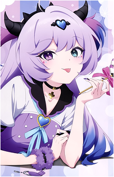 Deadly Poison Denpa Girl☆Purple Lollipop