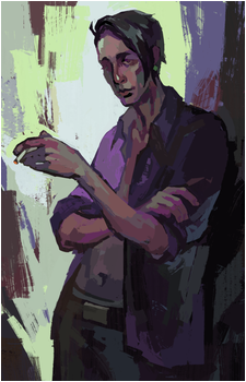Smoker on the Balcony