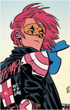 Image source: From the cover of The True Lives of the Fabulous Killjoys: National Anthem #1 Mike Milligram