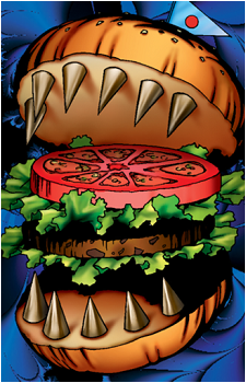 Hungry Burger from Yu-Gi-Oh! Trading Card Game