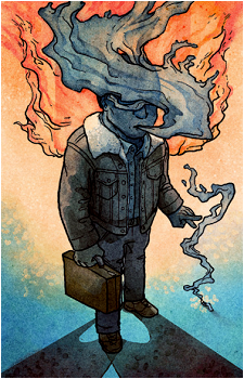 The Man in the Tan Jacket's image