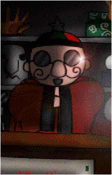 Suspicious Shop Worker's image