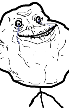Image source: <a href="https://the-know-your-meme-archive.fandom.com/wiki/Forever_Alone" title="External link" target="_blank">https://the-know-your-meme-archive.fandom.com/wiki/Forever_Alone</a> Forever Alone