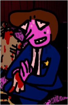 Image source: Face of the killer section Cool Policeman