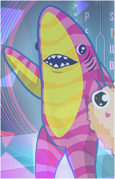 Image source: Promotional art for the game (<a href="https://www.tiffanysmart.com/work/katy-perry-pop)" title="External link" target="_blank">https://www.tiffanysmart.com/work/katy-perry-pop)</a> Left Shark