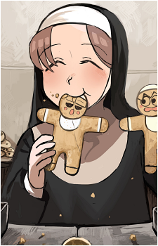 Hungry Nun
