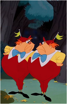 Tweedle Dee and Tweedle Dum's image