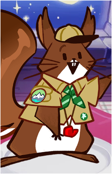 Camp Leader Squirrel