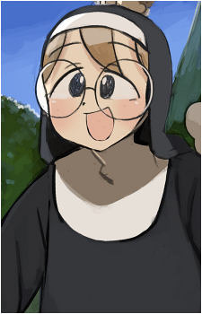 Glasses Nun
