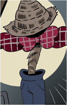 Scarecrow Searching for Wisdom