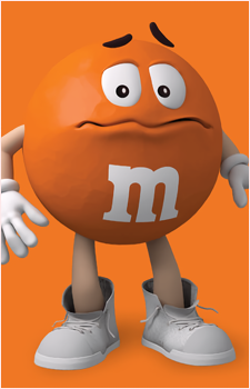 Orange {M&M}'s image